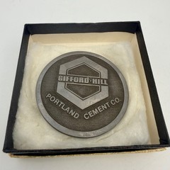 VTG Gifford Hill Portland Cement Co Metal Belt Buckle Industrial Construction