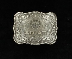 Ariat Antique Silver Shield Rectangular Logo A37006