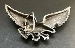 Wild Eagle Wings Spread Flying Prey Birds Belt Buckle