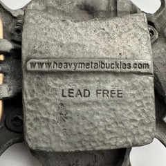 Heavy Metal Buckles Skull Pirate Crossbones Belt Buckle Lead Free Nautical