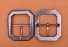 Huge Wide Heavy Duty Strong Chipped Corner Center Bar Pin Belt Buckle Inner 45mm