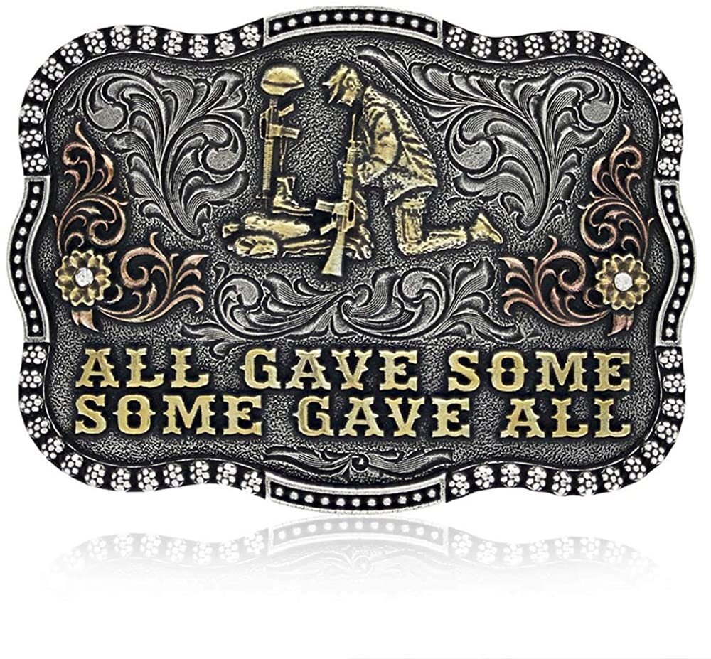 Montana Silversmiths All Gave Some Remembrance Attitude Buckle