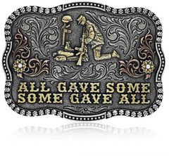 Montana Silversmiths All Gave Some Remembrance Attitude Buckle