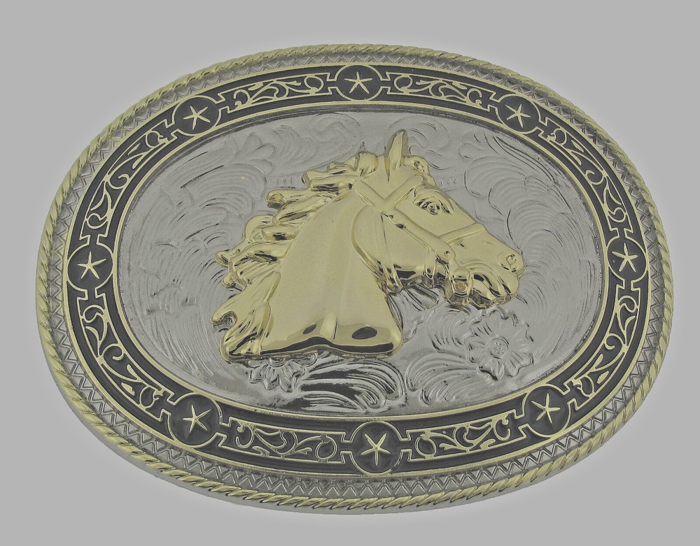 Horse Belt Buckle NEW Men Women Western Cowboy Cowgirl Rodeo AZTEC Metal Texas