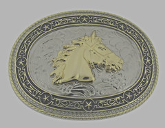 Horse Belt Buckle NEW Men Women Western Cowboy Cowgirl Rodeo AZTEC Metal Texas