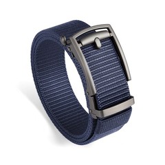 SENDEFN Nylon Ratchet Belts for Men, Golf Web Belt M（36 »-46 » Waist）, Blue
