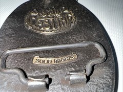 Chimney Creek Operating Co. Gold Fields Belt Buckle Solid Bronze Limited Edition