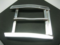 STERLING SILVER 925 BUCKLE AVAILABLE FOR 1&Prime; 1-1/8&Prime; 1-1/4&Prime; 1-3/8&Prime; 1-1/2&Prime; BELTS