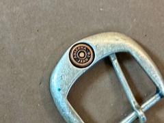 Arizona Jeans Co Replacement Vintage Silver Tone Belt Buckle