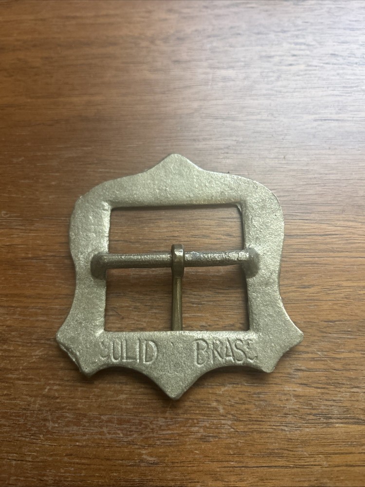 VTG Solid Brass Belt Buckle Men&rsquo;s Pin Belt Buckles Fits For 2&Prime; inch Belt
