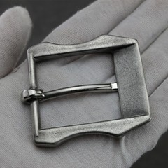 Stainless Steel Single Prong Replacement Belt Buckle Fits 1.5 Inch Wide Belt