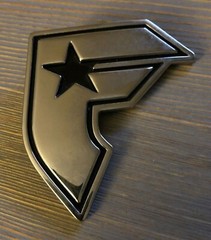 Rock Rebel Silver Famous Star & Strapes Belt Buckle Silver Gold Bling men women