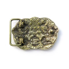 Belt buckle « Tree of life », Ornamental belt buckle, Floral belt buckle