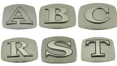 A B C D G J K L M R S T INITIAL LETTER BELT BUCKLE NEW MEN WOMEN RODEO WESTERN