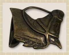 Vtg Horse Head W/Bridle Belt Buckle-Made In Italy – 2½ x 2¼” – 100% Zinc – NWT