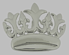 Crown Belt Buckles New Men Women Silver Chrome Metal Western Cowgirl western