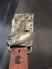 Limited Edition 1983 1142/5000 Arroyo Grande Buckle Co. American Fisher. Buckle