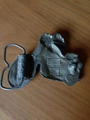 HARLEY-DAVIDSON Motorcycle-Style Belt Buckle MADE IN USA Metal