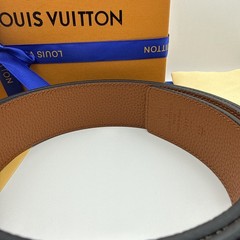 Louis Vuitton Belt M9151 Black Leather 434506