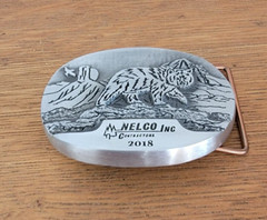 Limited Edition, Numbered, Nelco Inc Contractors Belt Buckle 2018 # 12 of 120