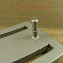 Titanium anti-allergy rectangle plate Belt Buckles for 1.5&Prime; or 1.3&Prime; belt XZ499