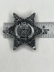 Sheriff Belt Buckle Western Cowboy
