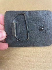 Vintage HONDA Motorcycle Wing Logo Brass Belt Buckle ~ 1980&rsquo;s
