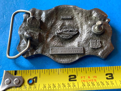 Vintage Native American Indian Chief Geronimo Belt Buckle