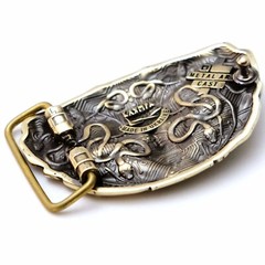 Medusa Gorgon 2.0 belt buckle, Medusa Gorgon solid brass belt buckle