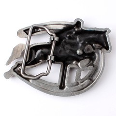 Horse Ridding Men&rsquo;s Belt Buckle Western Cowboy Native American (HRS-05)