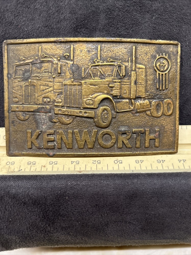 VINTAGE KENWORTH TRUCK DRIVER TRUCKER&rsquo;S BELT BUCKLE- NO BUCKLE