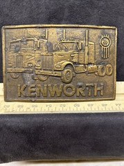 VINTAGE KENWORTH TRUCK DRIVER TRUCKER&rsquo;S BELT BUCKLE- NO BUCKLE