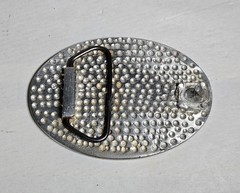 Vintage Jack Skellington Heavy Aluminum Belt Buckle Night Before Christmas