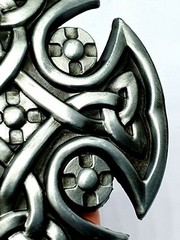 Celtic Knot Belt Buckle Shield Cross For 40mm Belt Pagan Norse Viking Gift Uk