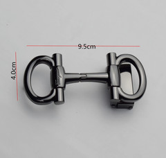 Black Salvatore Ferragamo Unisex Alloy Belt Buckle for 3.5cm leather strap
