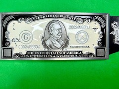 $1,000 US Dollar Federal Reserve Note The United States of America Belt Buckle