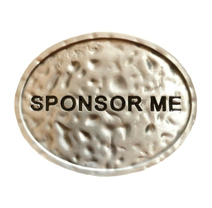 Sponsor Me Funny Belt Buckle