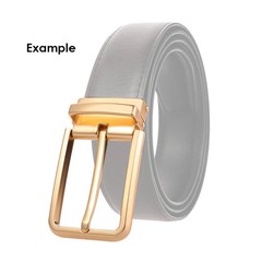 35mm Golden Belt Buckle for Men Solid Alloy Silver Pin Buckle Fashion