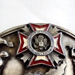 1987 Siskiyou Veterans of Foreign Wars of the US Life Member Belt Buckle #871