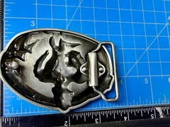 Construction Worker , Rooster Cock A Breed Apart Belt Buckle In New Condition!