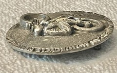 RARE NOS 1990 Belt Buckle Motorcycle Heritage Museum Commemorative Collectible