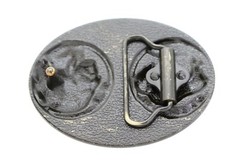 Men Women Dark Gold Metal Fashion Belt Buckle Native Buffalo Bull 5 Cents Coin
