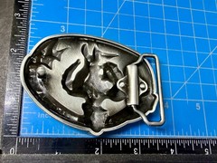 Construction Worker , Rooster Cock A Breed Apart Belt Buckle In New Condition!