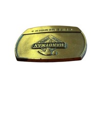 Vintage Handyman Club of America Life Member 1996 Brass Belt Buckle 3×2.5”