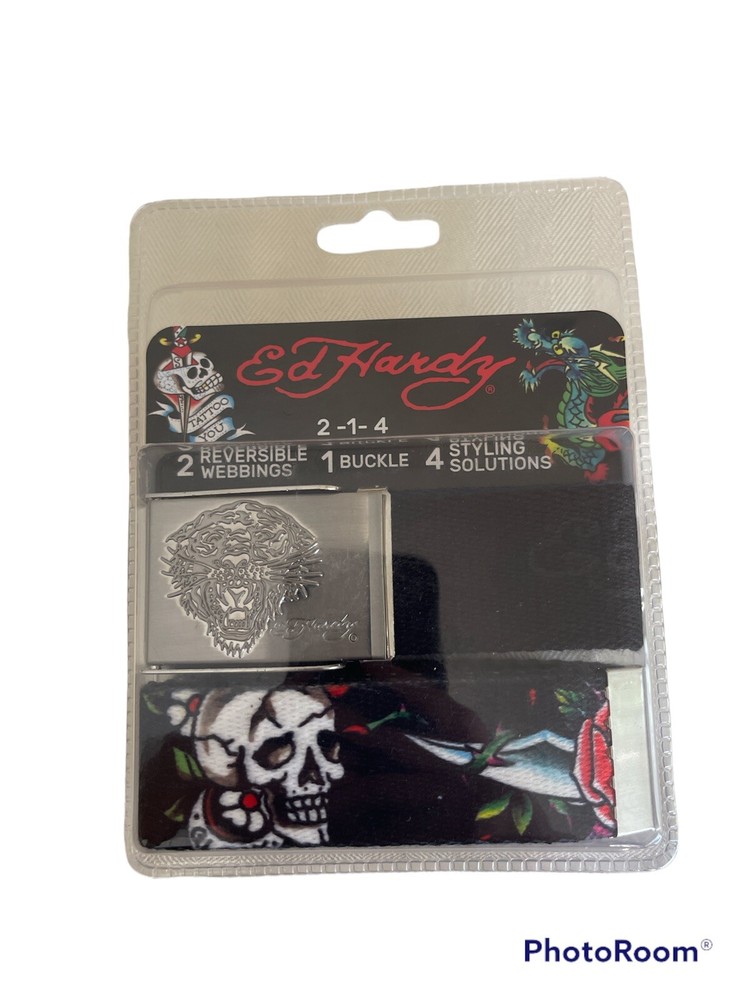 new Ed Hardy 2 Belt Buckes