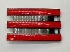 Adidas Golf 3 Stripe Red Gray Color – Trophy Award Style Sports Belt Buckle