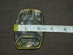 VINTAGE 3 1/4&Prime; ACROSS 1982 UNITED STATES MARINE CORPS FIRST TO FIGHT BELT BUCKLE