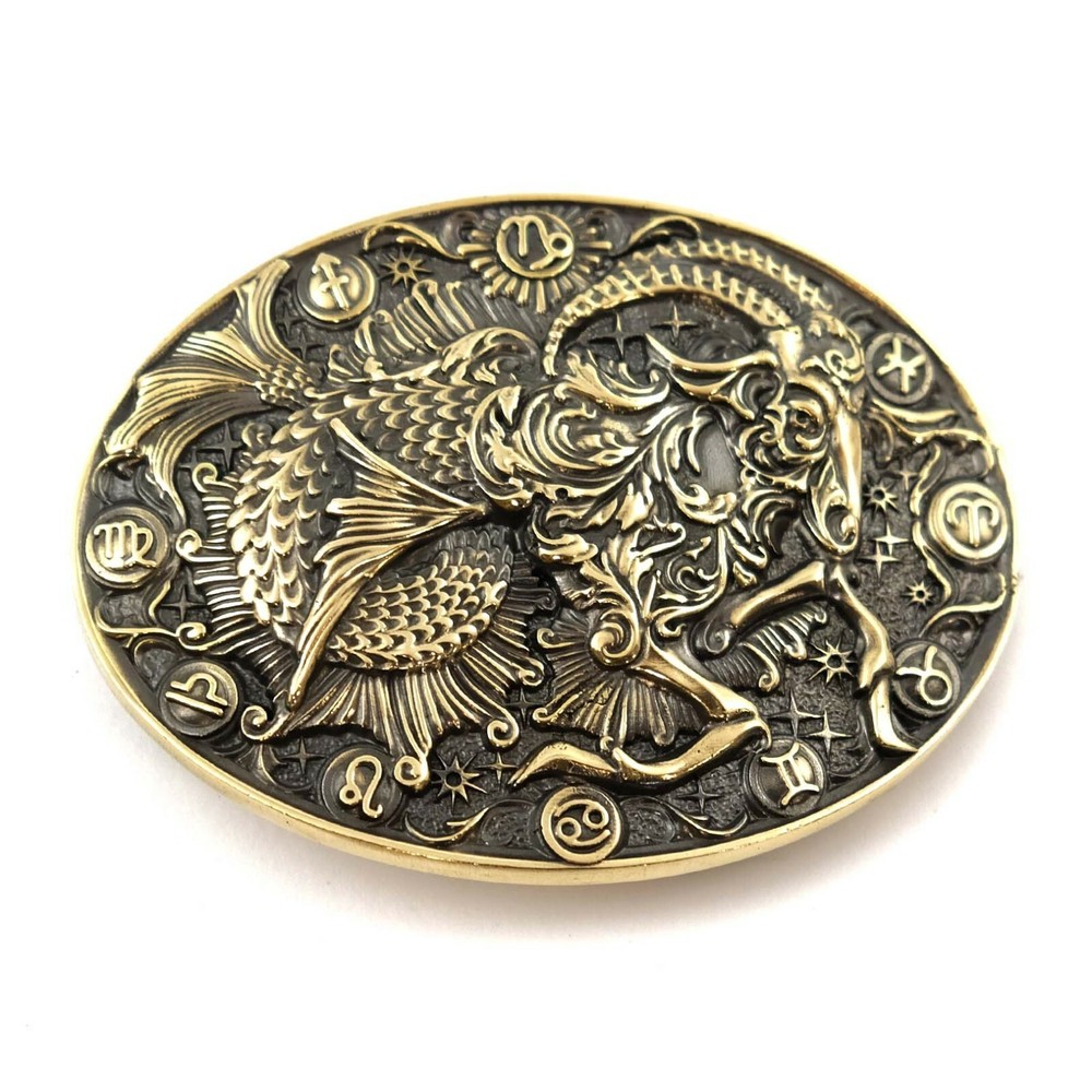Capricorn belt buckle, Capricorn Sea Goat Horoscope Astrological Zodiac Sign