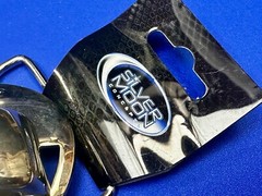 Open Here 2004 NOS Belt Buckle and Bottle Opener by Silver Moon Concepts