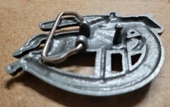 NEW JOCKEY HORSE RACE SILVER HORSESHOE COWBOY WESTERN POLO BELT BUCKLE